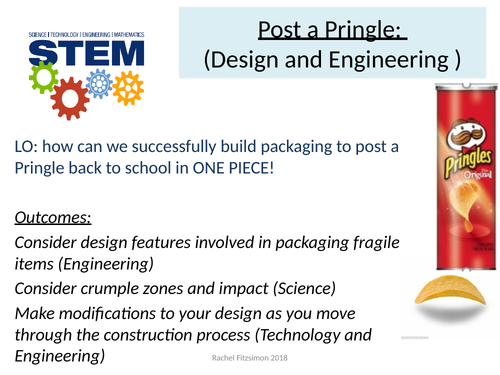 STEM Club Project Post a Pringle