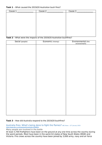 KS3 Geography Climate Change. L3. What are the impacts of climate ...