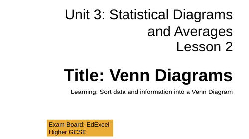 Chapter 3 - Statistical Diagrams and Averages - Edexcel GCSE Maths ...
