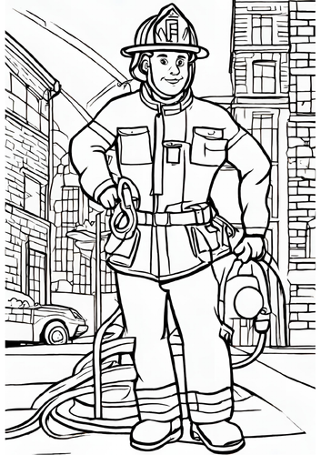 16 Community Helpers Coloring Pages - Learn About Community Heroes ...