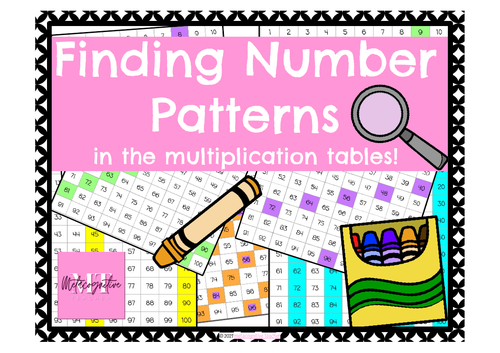 Finding Number Patterns in the Multiplication Tables | Teaching Resources