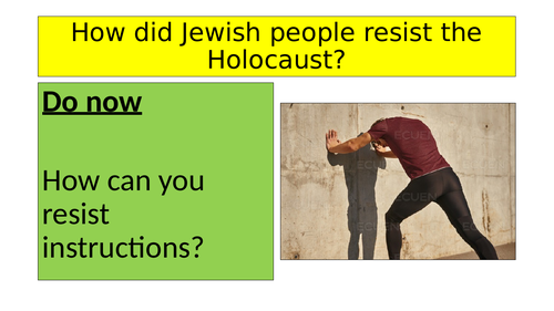 How did Jewish people resist the Holocaust?