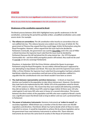 Proposals for future devolution