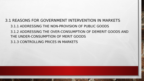 YEAR 12 ECONOMICS CAMBRIDGE PRESENTATIONS: Powerpoint notes | Teaching ...