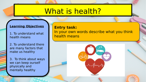 Health - KS3 PSHE