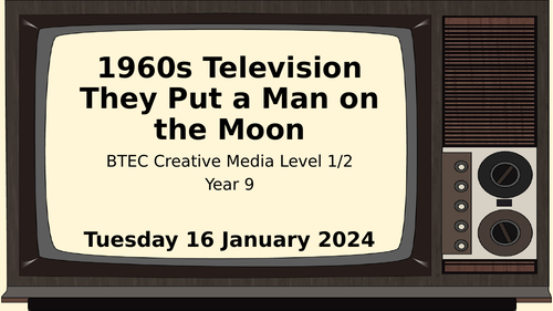 Media studies - History of Television | Teaching Resources