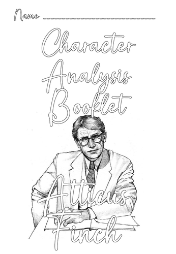 Atticus Finch To Kill a Mockingbird Character Description Profile A4