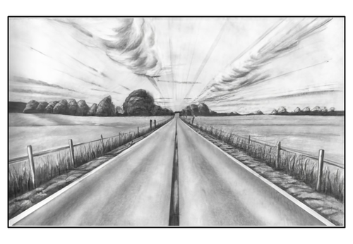 24 Different Vanishing Point Examples Pencil Sketches artwork for Art ...