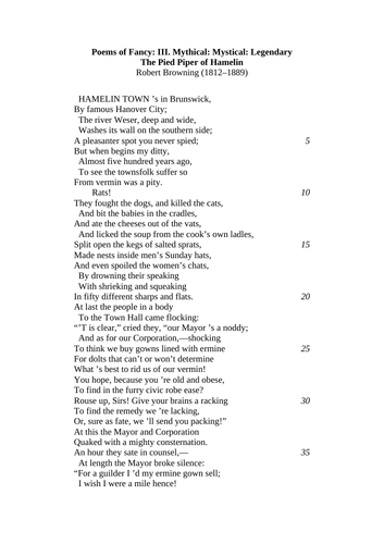 Pied Piper | Teaching Resources