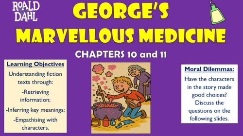 George's Marvellous Medicine - Chapters 10 and 11 - Double Lesson!