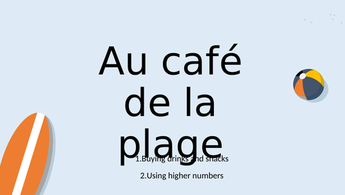 Studio 1 - Au cafe de la plage