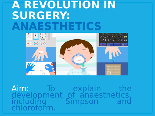 AQA HEALTH AND THE PEOPLE LESSON 1 ANAESTHETICS | Teaching Resources