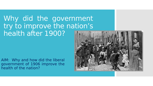 AQA HEALTH AND THE PEOPLE LESSON 1 PUBLIC HEALTH AFTER 1900 | Teaching ...