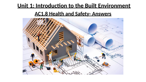 Eduqas Construction AC1.8 Health and Safety