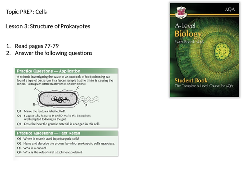 Alevel AQA Biology Cells | Teaching Resources