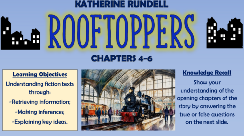 Rooftoppers - Katherine Rundell - Chapters 4-6!