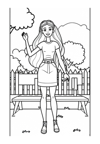 20 A4 Barbie Dolls Colouring / Coloring Sheets, Pages / Mindfulness ...