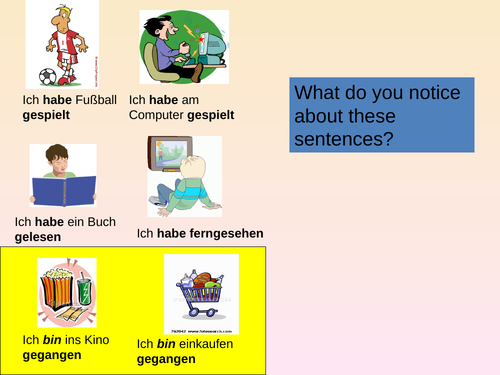 Ferien- Past, Future, & Conditional