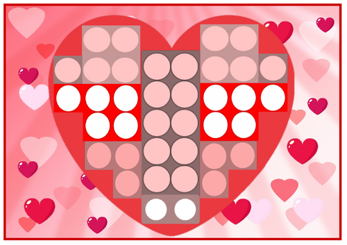 Numicon heart