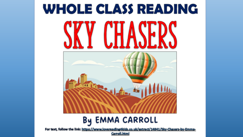 Sky Chasers - Whole Class Reading Session!