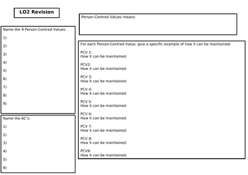 CNAT H&SC J835 - RO32 LO2 Revision Sheet