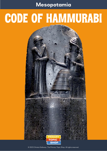 Mesopotamia Code Of Hammurabi Teaching Resources 