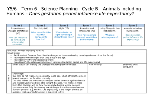 KS1 and KS2 Science Knowledge Organisers + Small Steps Medium Term ...