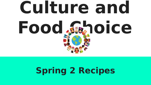 Cultural Foods Recipe Book | Teaching Resources
