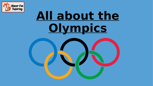 All about the Olympics. Paris Olympics 2024. Powerpoint. Lesson ...