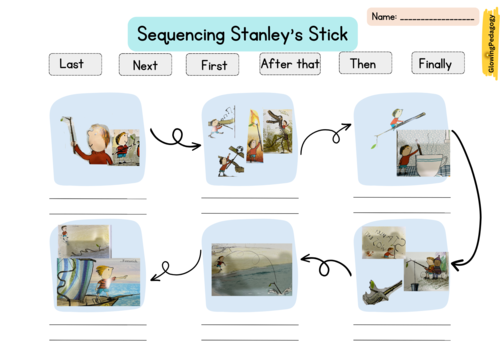 Stanley's Stick Sequencing and Retelling | Teaching Resources