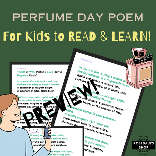 Whiff of Wits: Perfume Day's Playful Fragrance Fiesta ~ POEM to READ ...