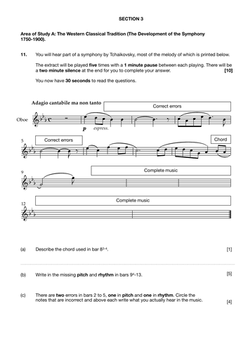 eduqas-wjec-a-level-music-melodic-dictation-wct-teaching-resources