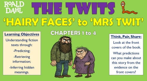 The Twits - Chapters 1 to 4 - 'Hairy Faces' to 'Mrs Twit!'