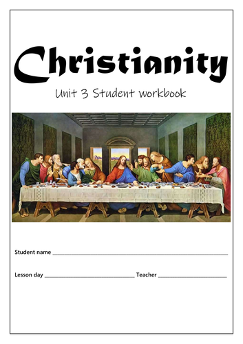 Christianity unit workbook for GCSE AQA 9-1 Religious Studies Beliefs ...