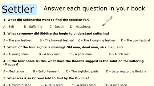 Inspiring Buddhist leader - KS3 lesson