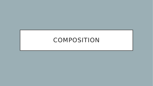 Pentatonic Composition SOW