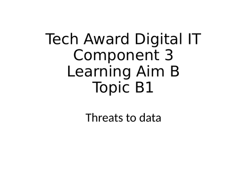 DIT Component 3 2022 LAB | Teaching Resources
