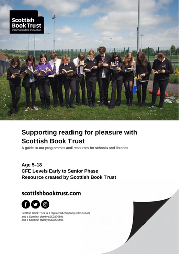 Supporting reading for pleasure with Scottish Book Trust | Teaching ...