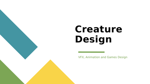 Creature Design | Teaching Resources