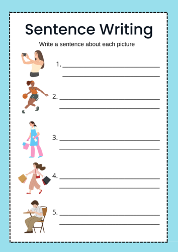 make a sentence word assignment