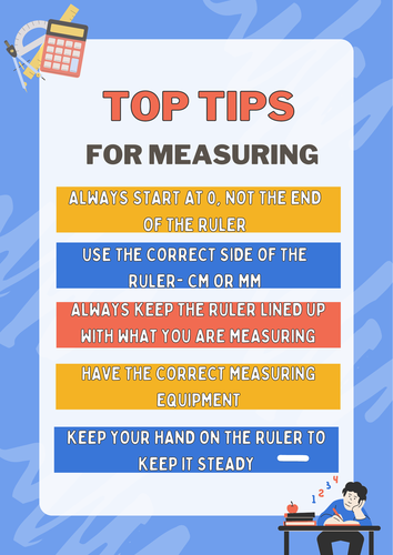 Top tips for measuring poster | Teaching Resources