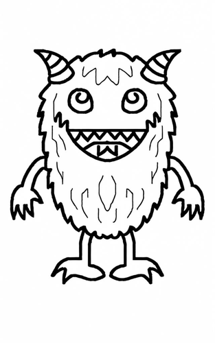 20 x Different Scary Monsters Coloring Sheets / Colouring Pages Activity - Printable A4 ...
