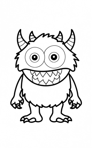 20 x Different Scary Monsters Coloring Sheets / Colouring Pages ...