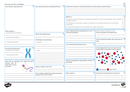 GCSE Biology Higher All Topics Revision Mats | Teaching Resources
