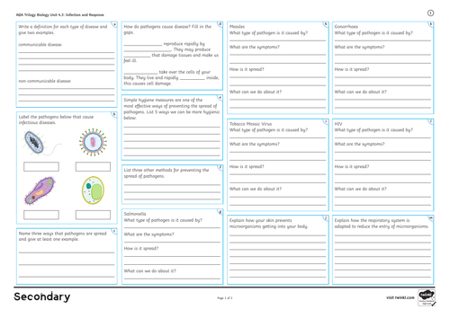 GCSE Biology Higher All Topics Revision Mats | Teaching Resources