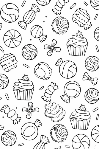 20 Willy Wonka Chocolate Candy Coloring Sheets, Colouring Pages Roald