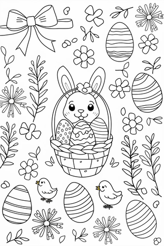 30 Easter / Eggs Chocolate Candy Coloring Sheets, Colouring Pages ...