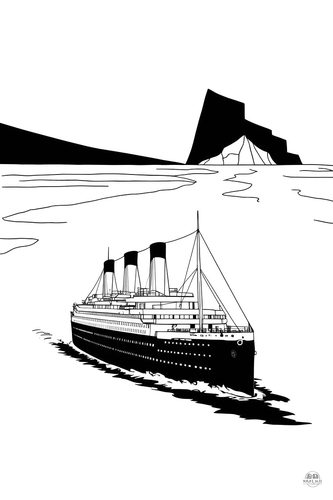 NEW 15 x Titanic Ship Themed Coloring Sheets, Colouring Pages ...