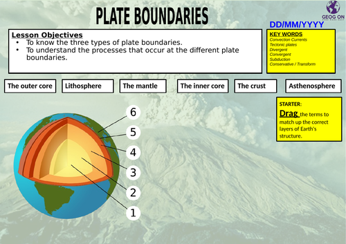 L2.1.2 - Plate Boundaries - IGCSE Geography | Teaching Resources