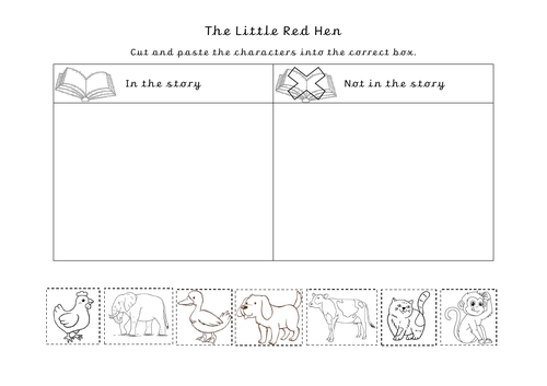 The Little Red Hen Literacy Pack EYFS | Teaching Resources